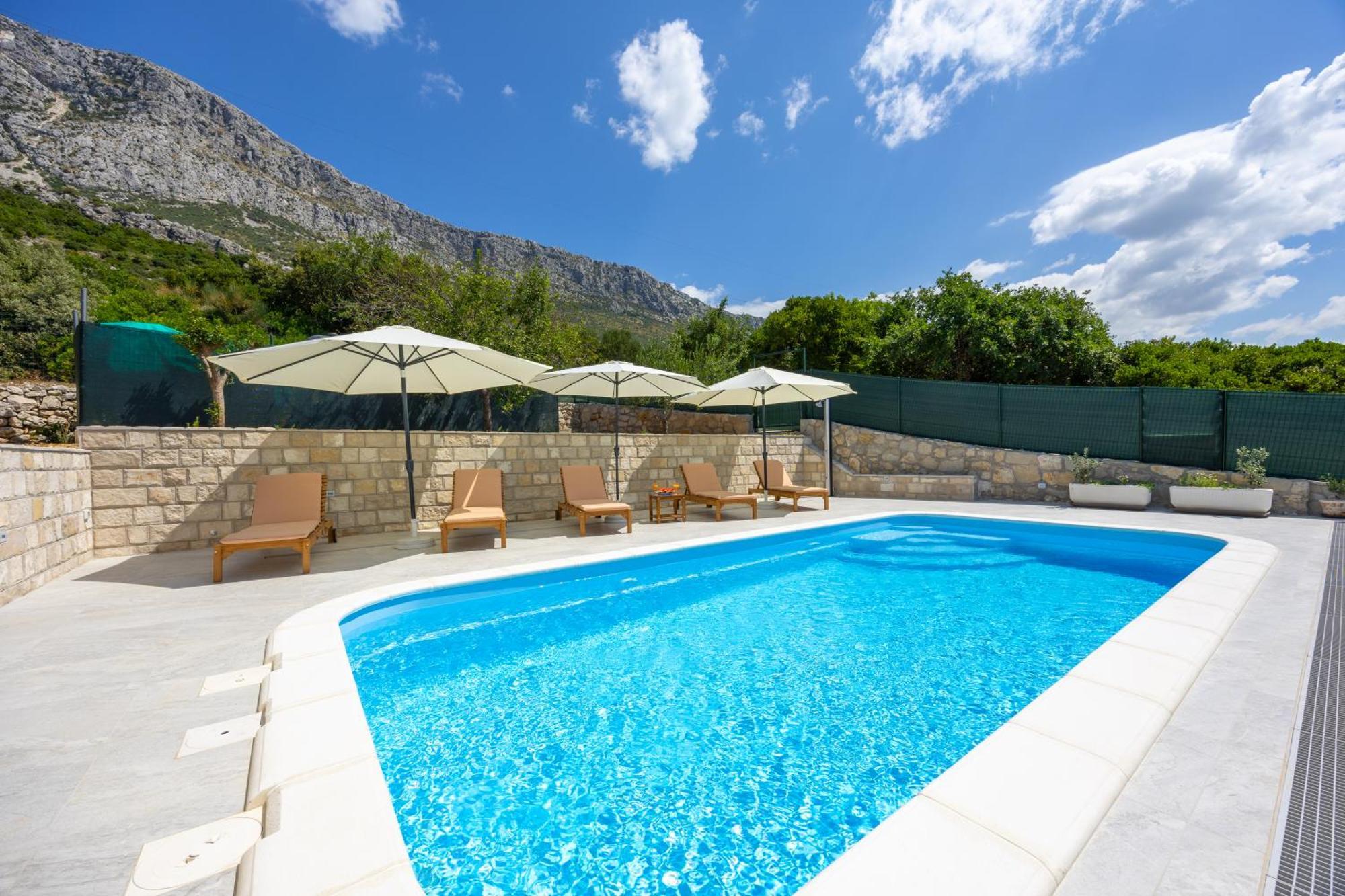 Private Villa Golden Hour With A View Of Split Area Kaštel Sućurac Exteriör bild